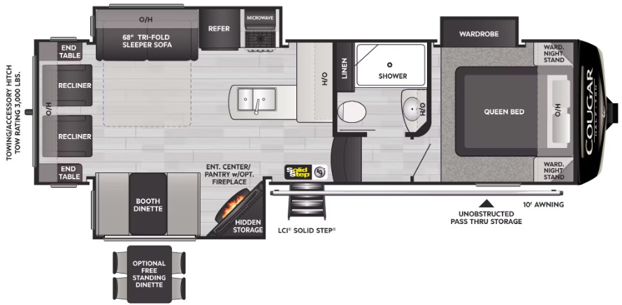 2023 KEYSTONE COUGAR 1/2 TON 27SGS